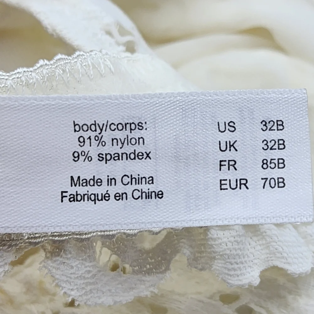 Eberjey Women's Naya Lace Plunging Underwire Bra - 32B